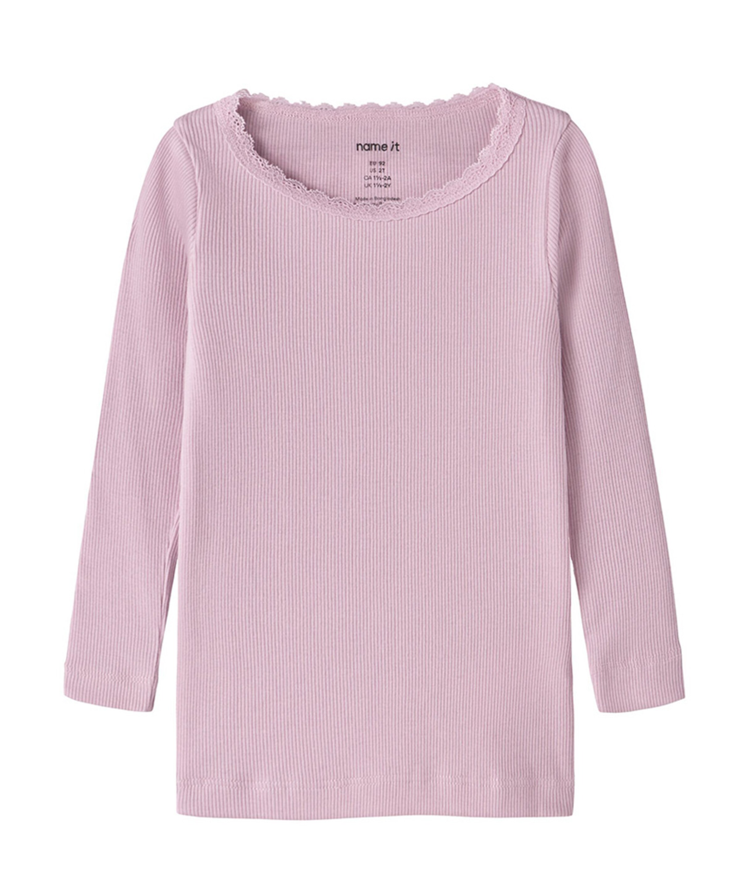 Meisjes longsleeve roze