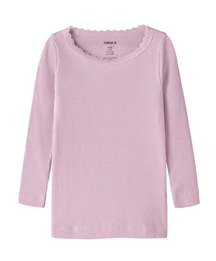 Meisjes longsleeve roze
