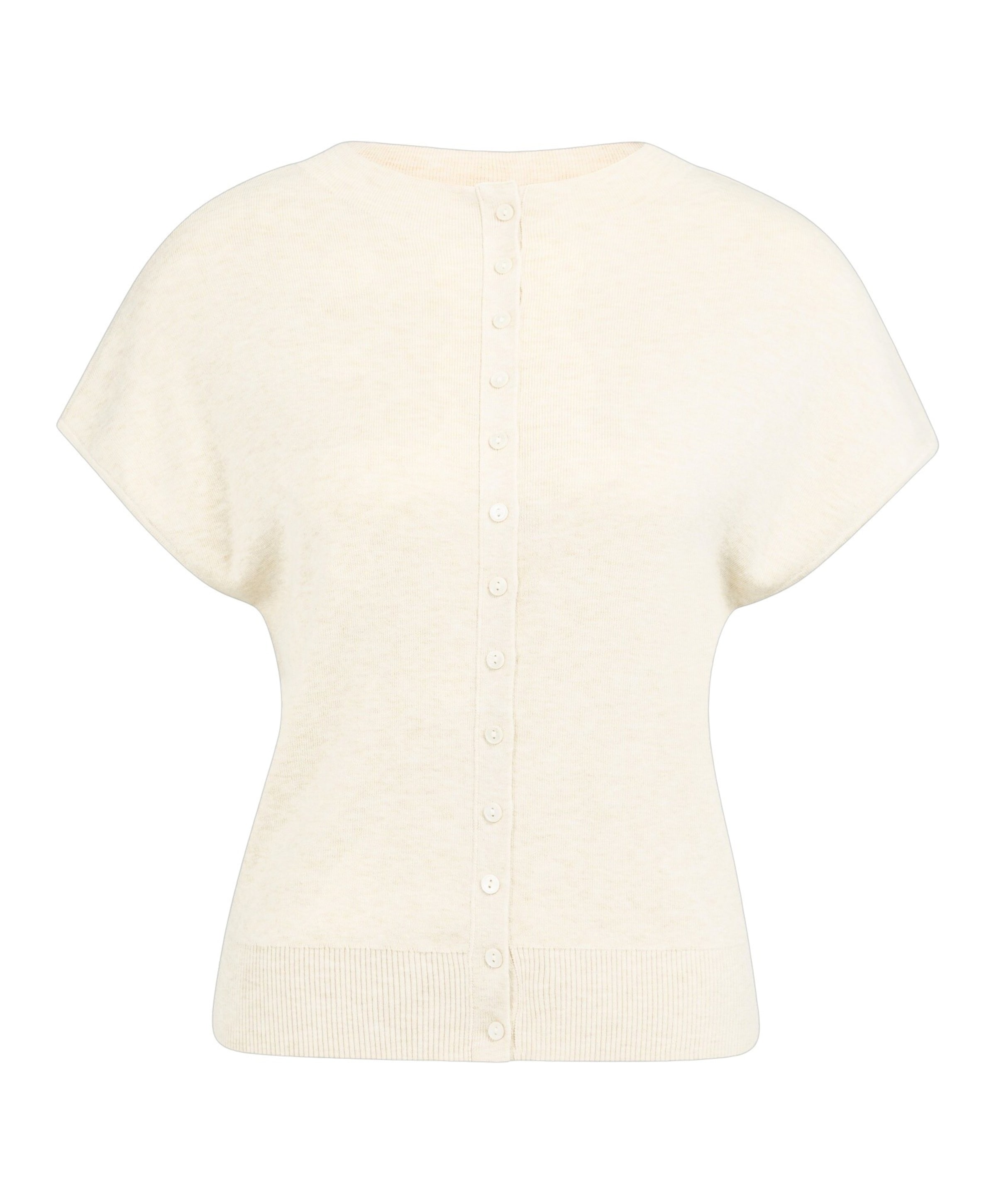 Dames vest ecru