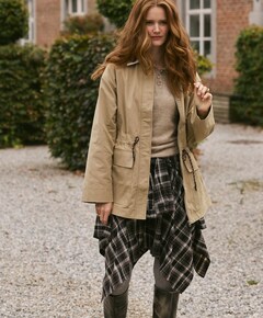 Dames jas beige