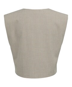 Dames gilet beige
