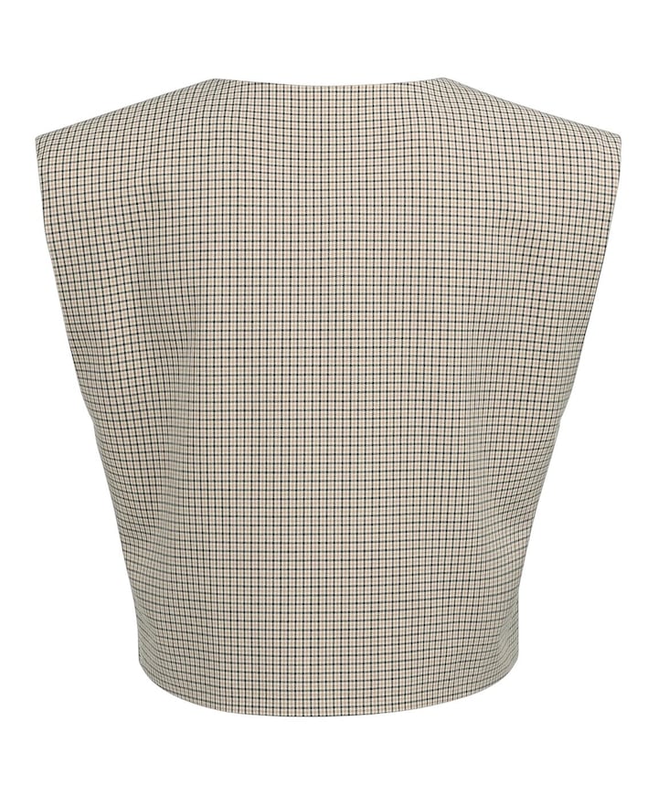 Dames gilet beige