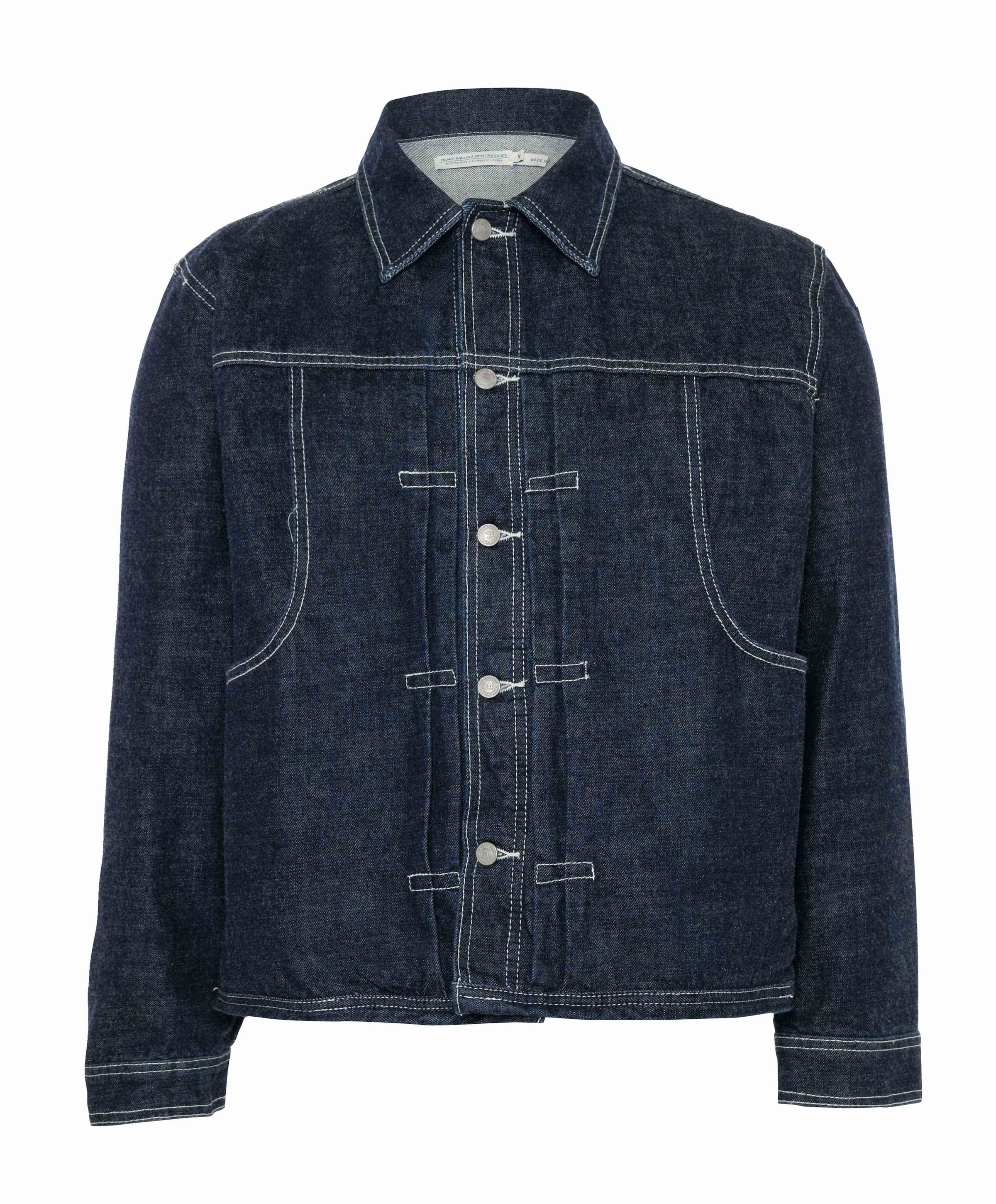Heren jas blauw
