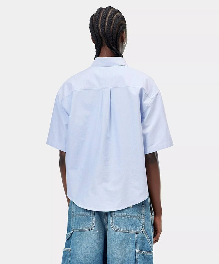 Dames blouse blauw