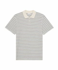 Heren polo ecru