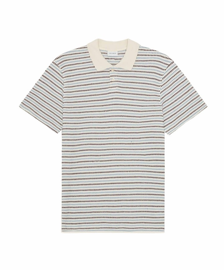 Heren polo ecru