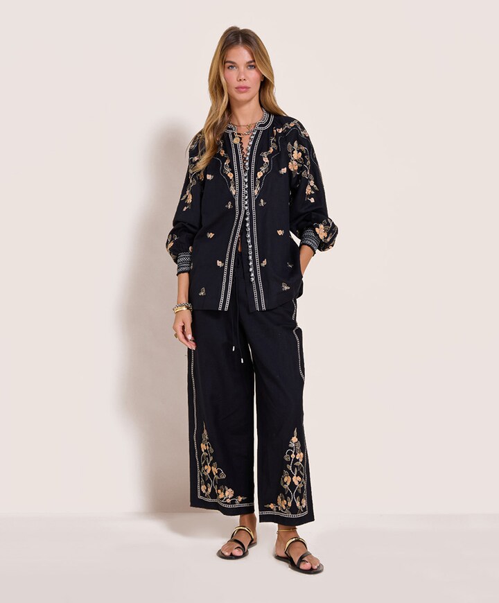 Blouse zwart