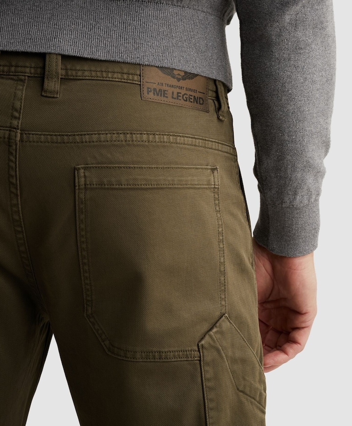 FALCON WORKER PANTS FANCY STRUCTUR heren jeans groen
