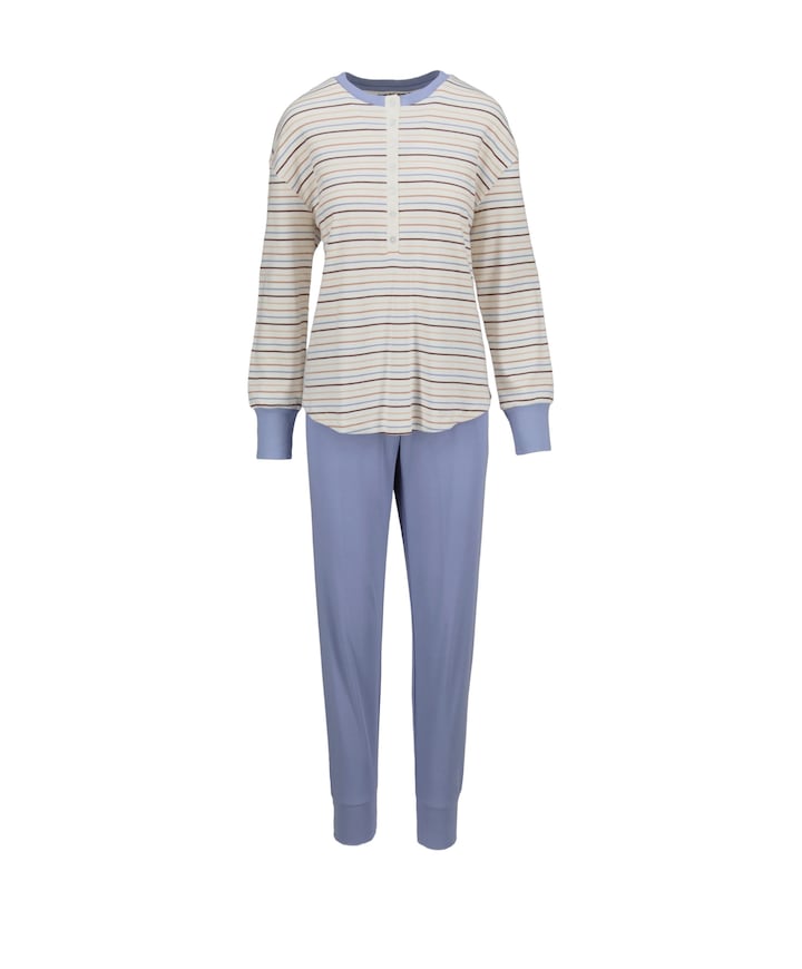 Dames pyjamaset ecru