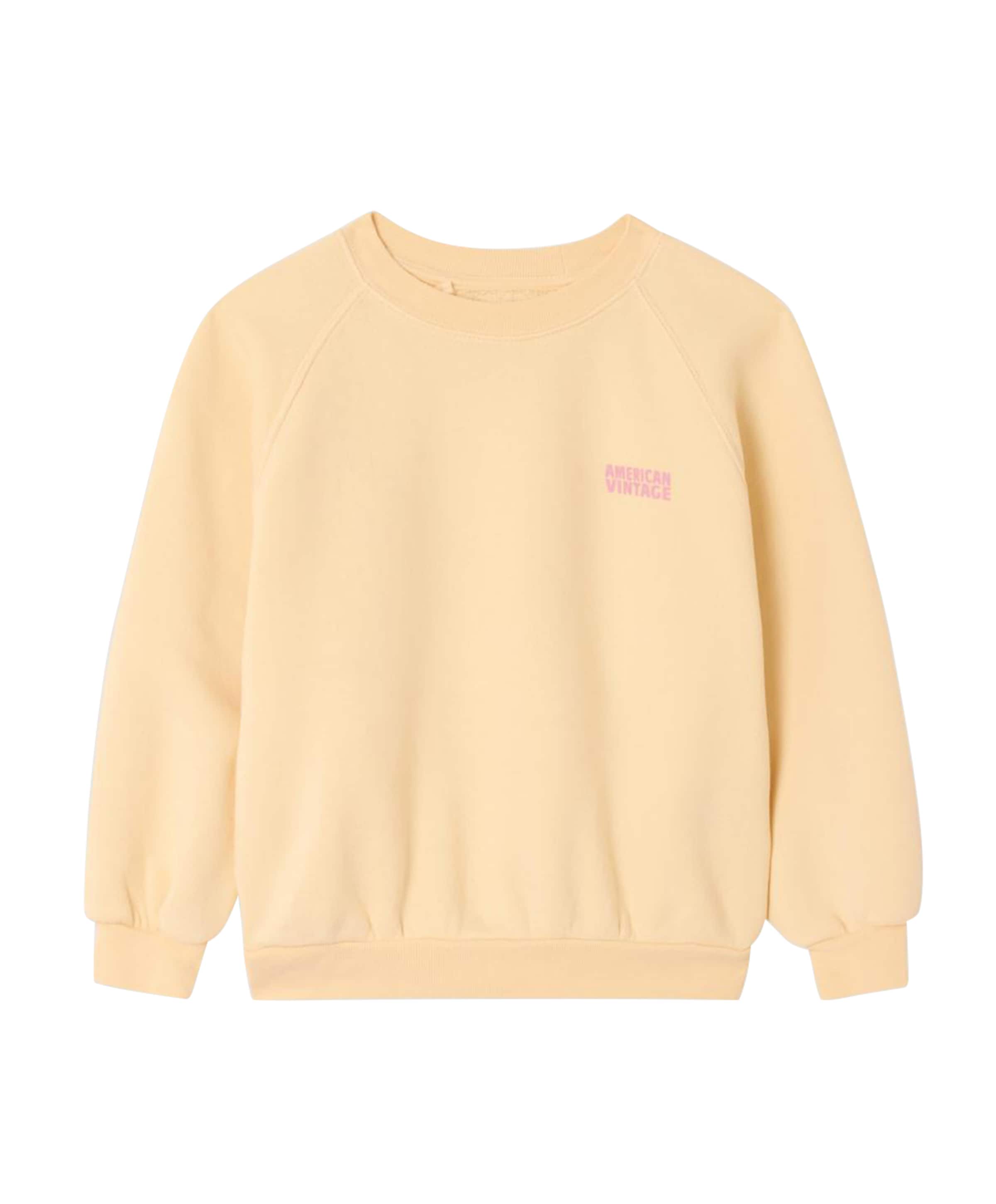 Meisjes sweater geel