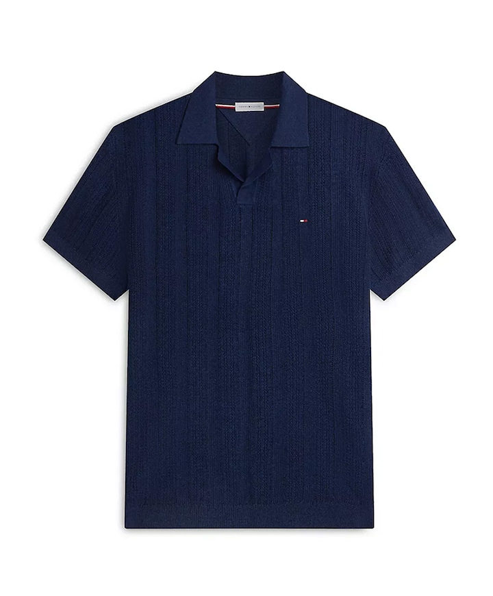 Heren polo blauw