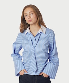 Dames blouse blauw