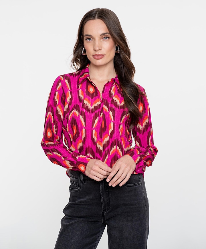 Dames blouse roze