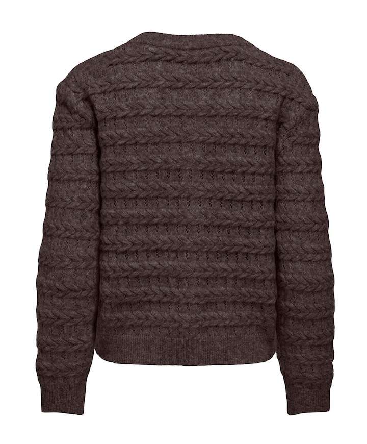 Dames vest bruin