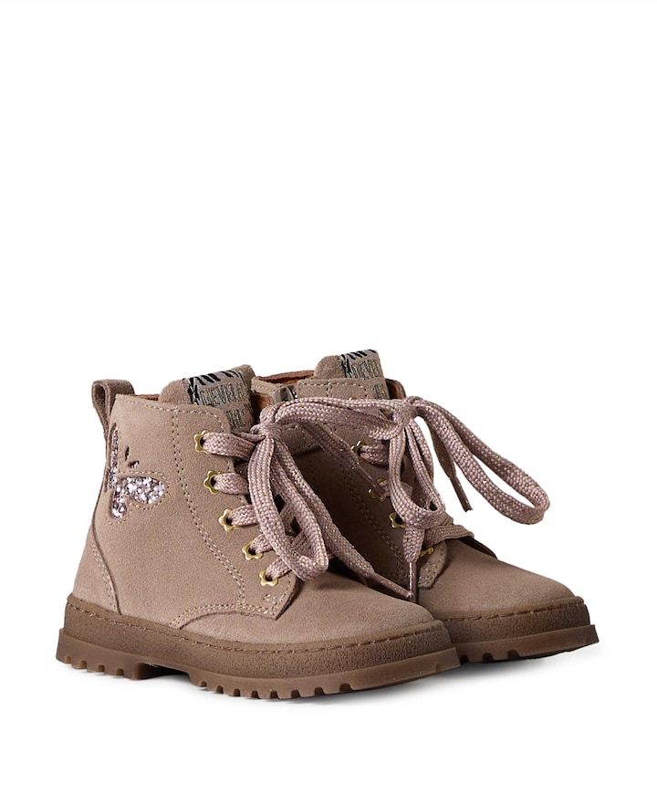 meisjes enkellaarzen beige