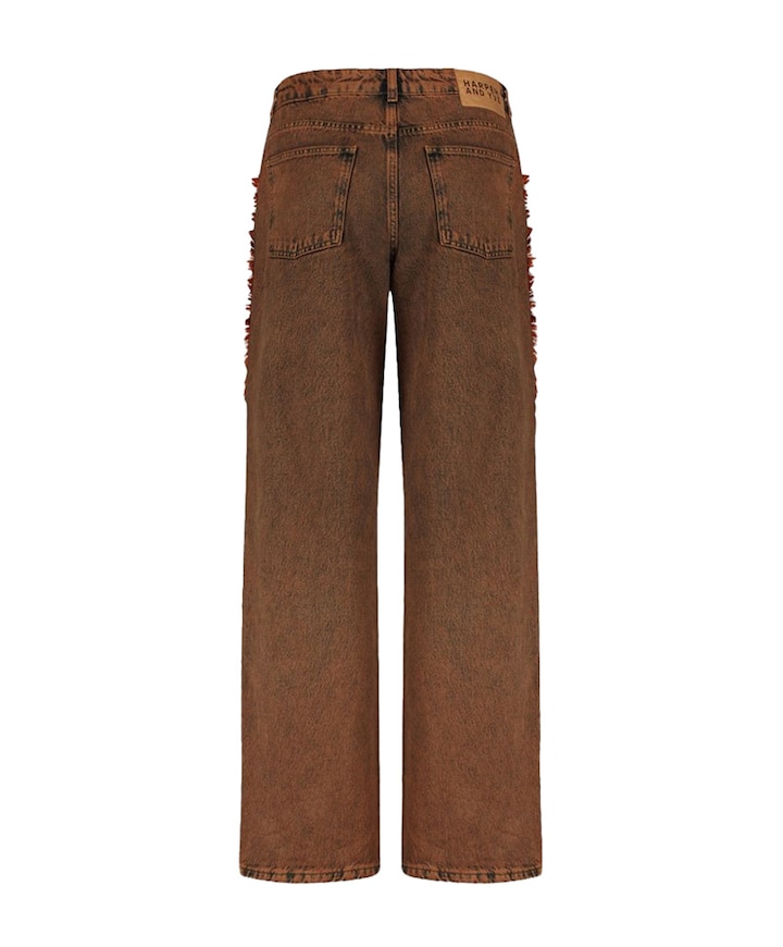 CHARISSA-PA broek bruin