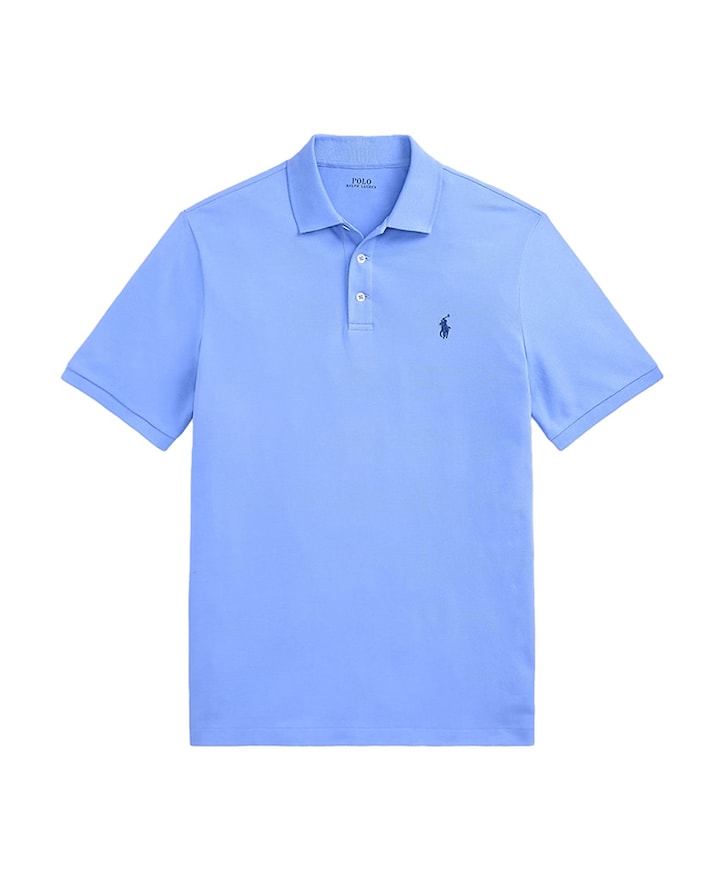 Heren polo blauw