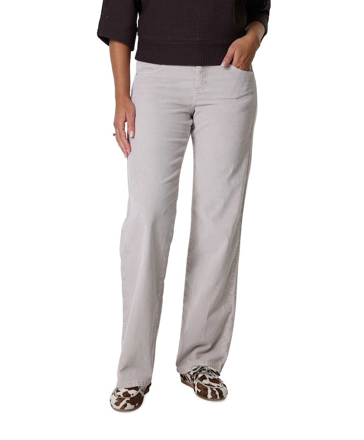 Lara dames broek grijs