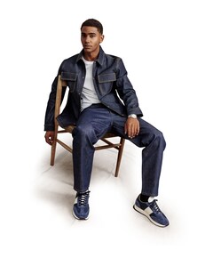 Glen Hendrix heren sneakers blauw