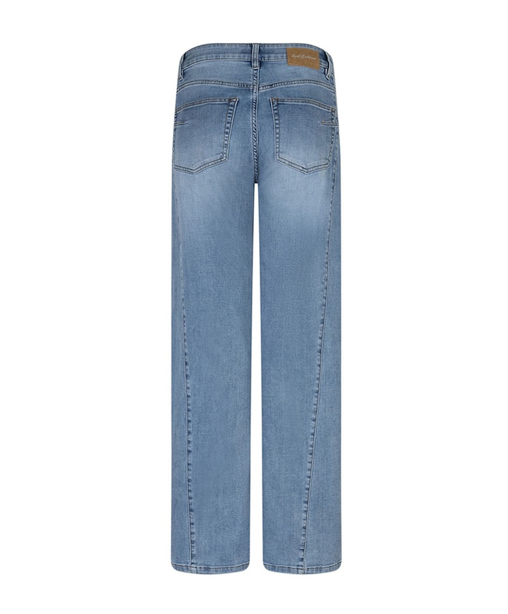 Claudette Slanted Seam dames jeans blauw