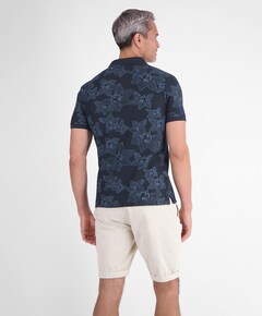 Heren polo blauw