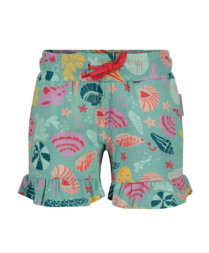 Short AOP meisjes korte broek groen