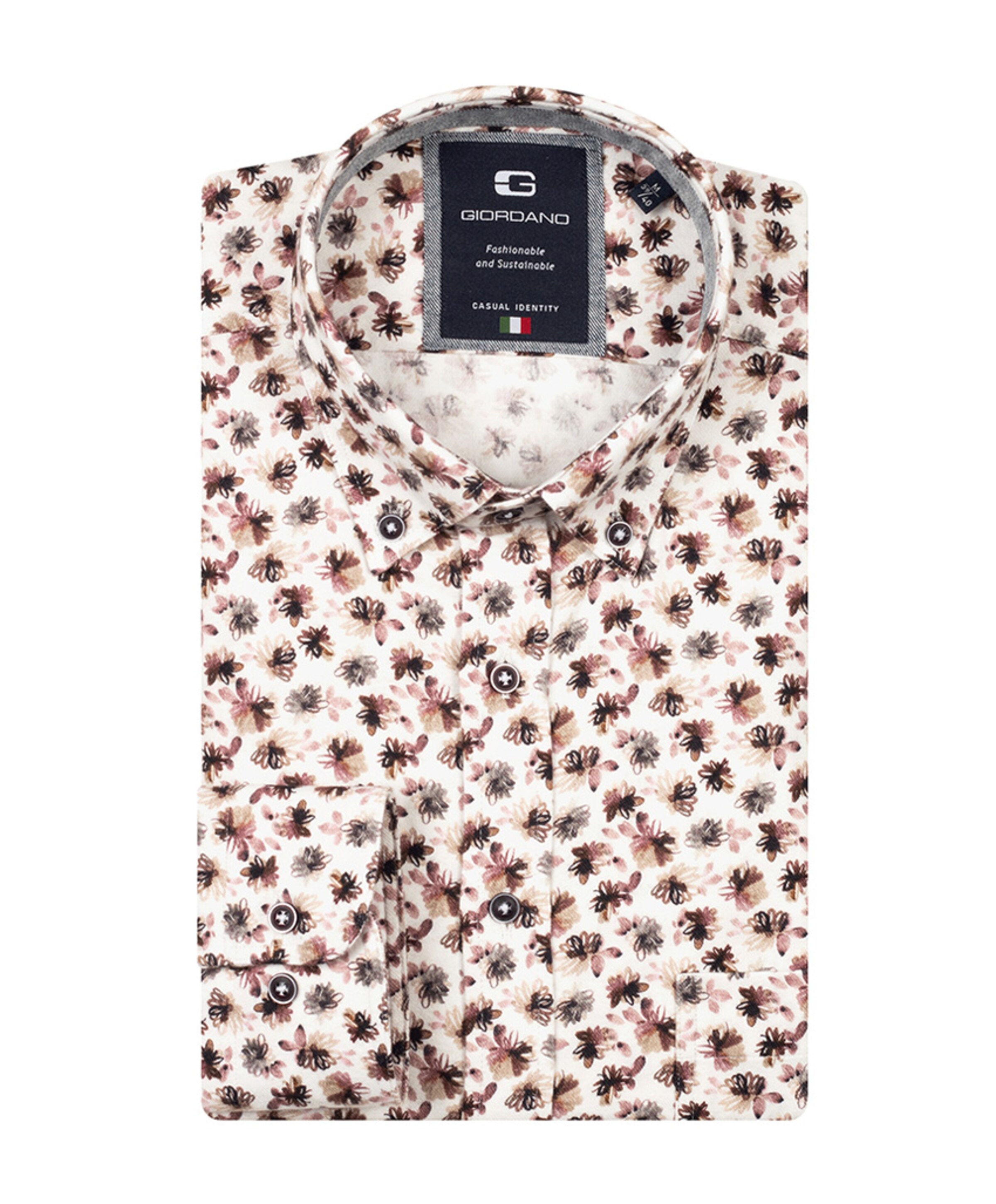 Overhemd lange mouw ecru