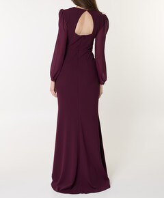 Dames jurk bordeaux