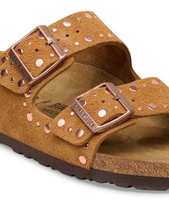 Arizona Rivets dames slippers bruin