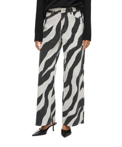 VIFREYA ZEMSA HW WIDE PRINTED jeans ecru