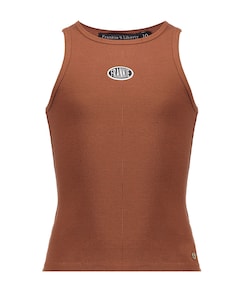 Meisjes top bruin