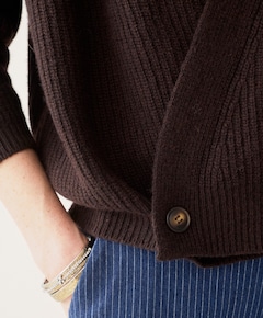 Dames vest bruin