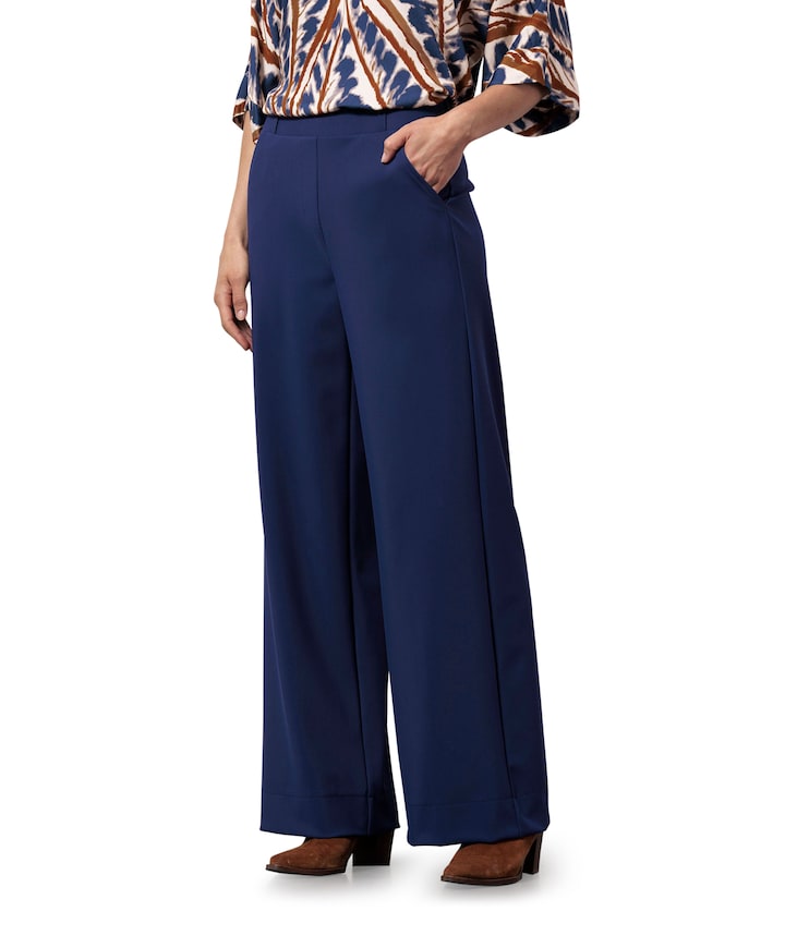 Lexie bonded broek blauw