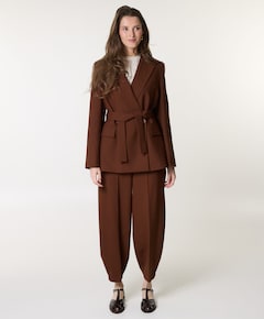 Dames blazer bruin