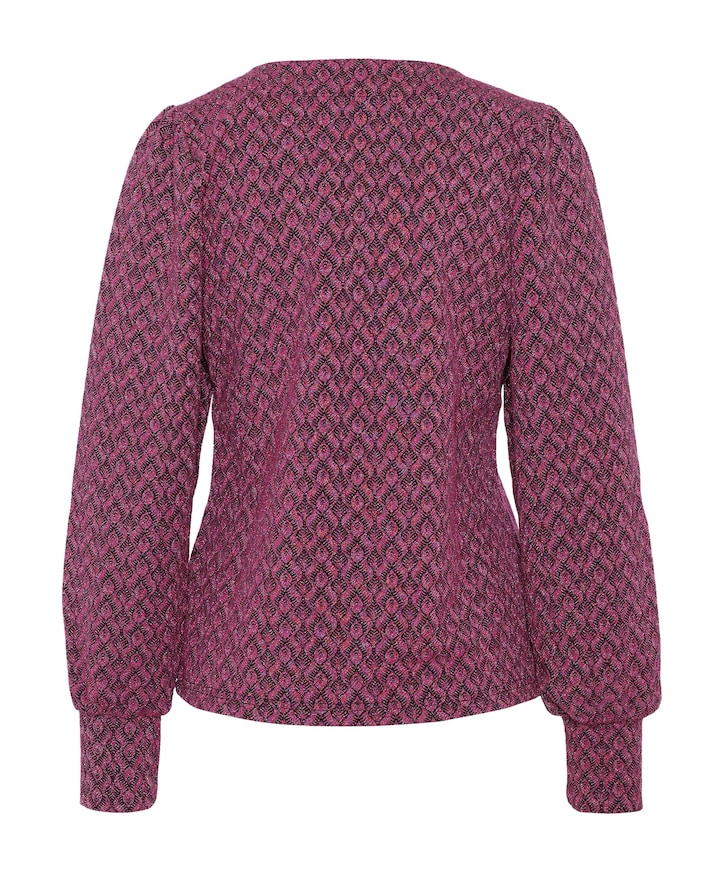 Dames blouse bordeaux