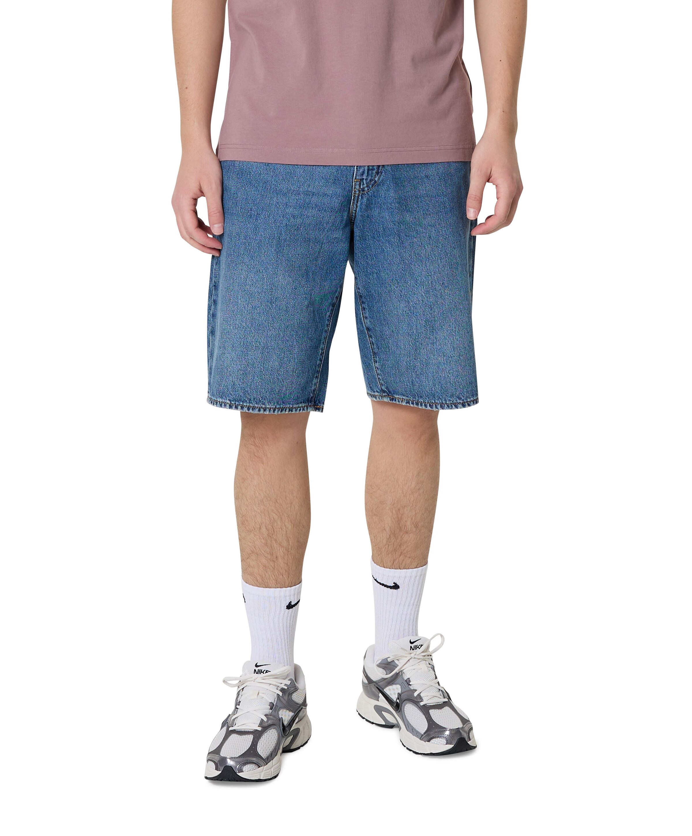 478 Baggy heren korte broek blauw