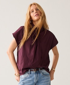 Dames blouse bordeaux