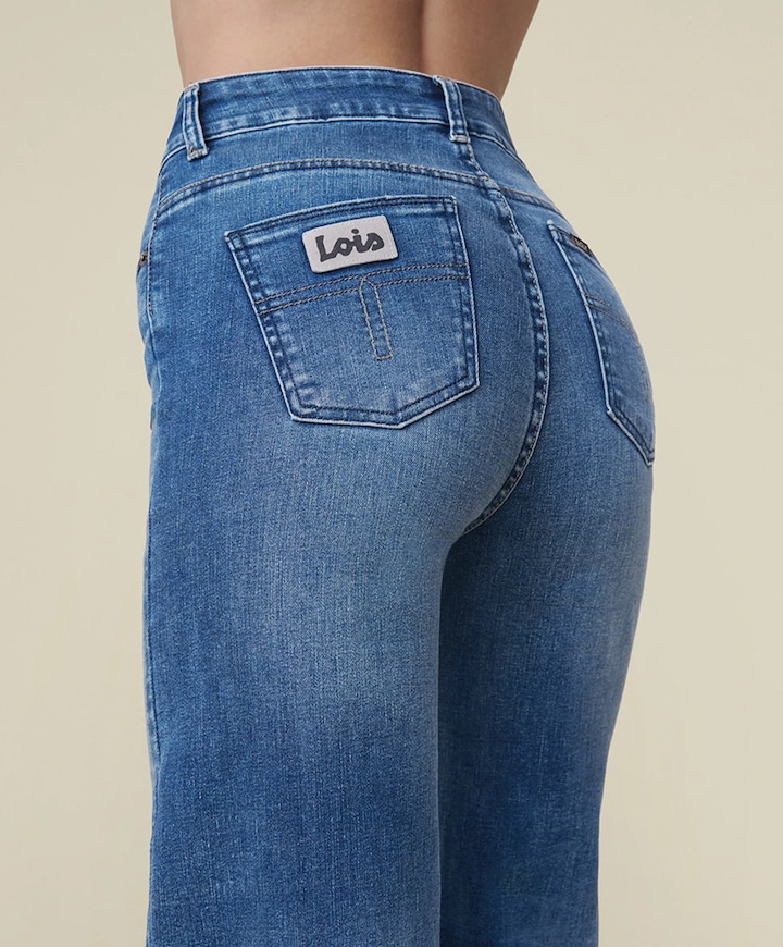 Palazzo 5374 Re Ram Cobalt dames jeans blauw