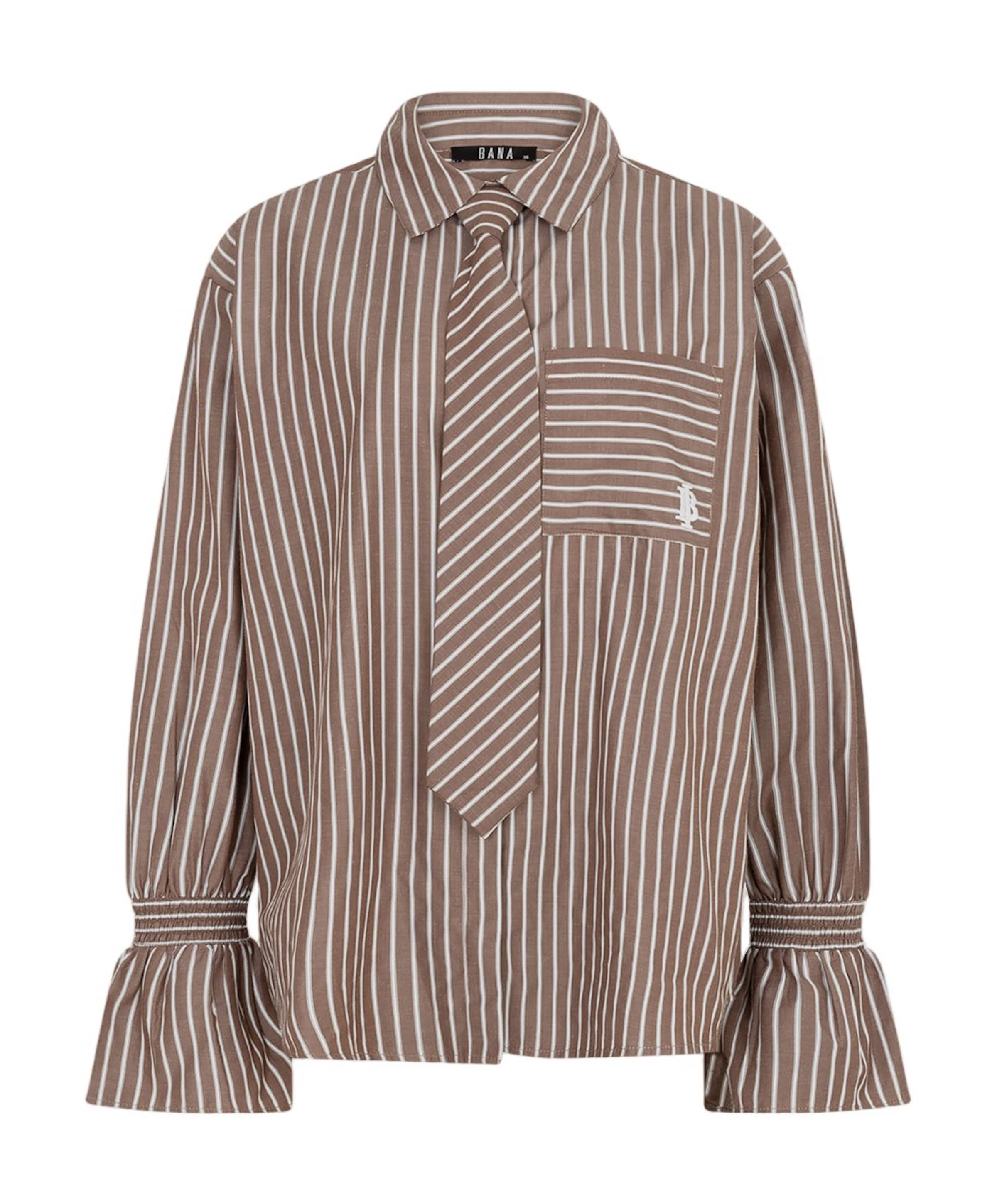 Dames blouse bruin