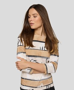 Dames longsleeve beige