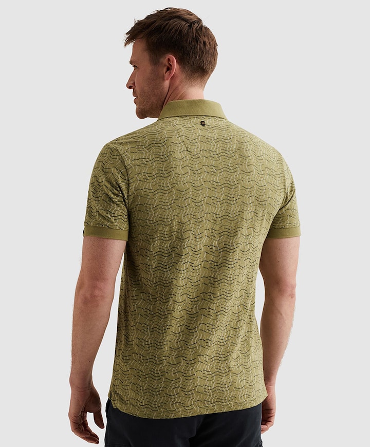 Heren polo groen