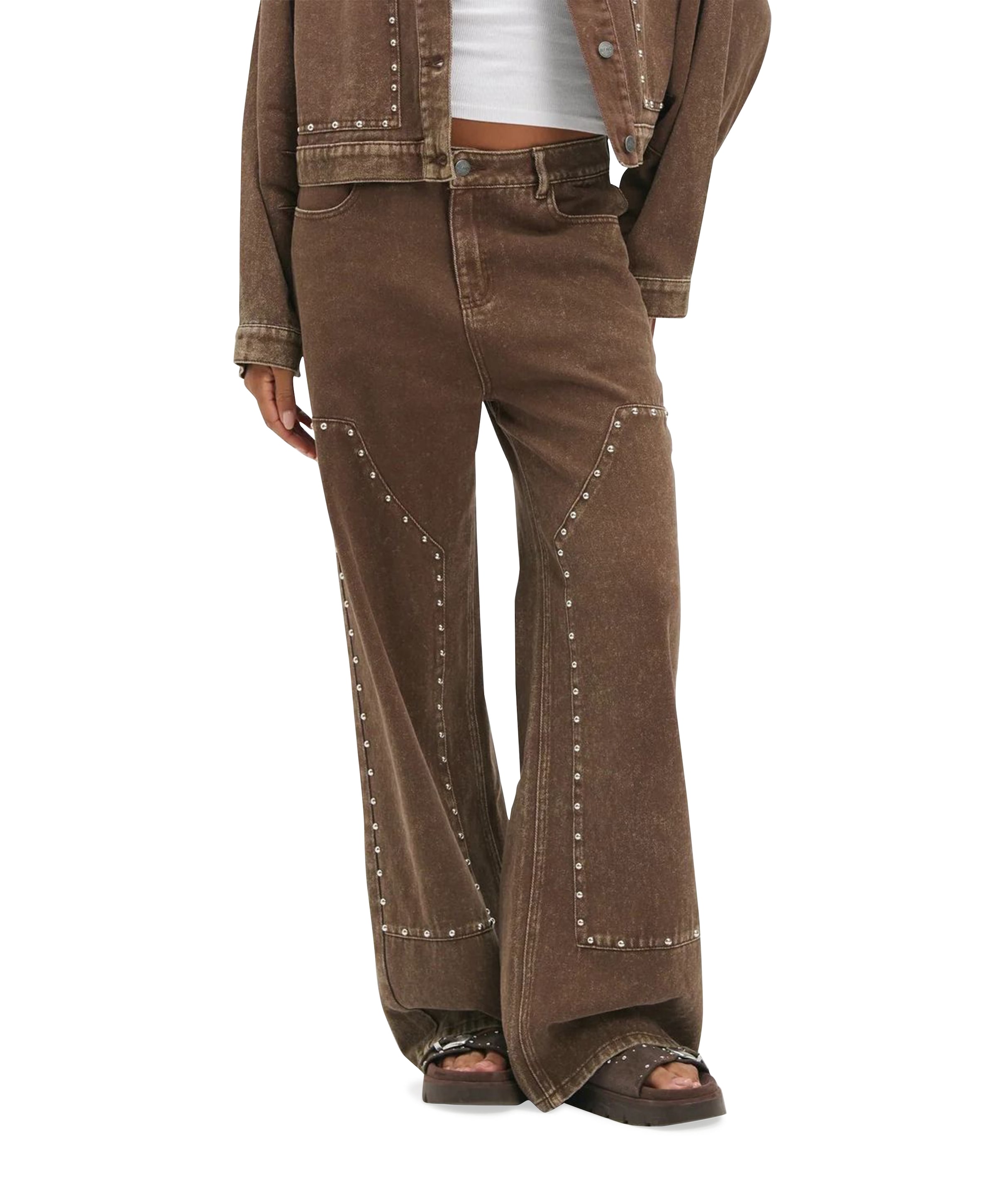 PAYTON dames broek bruin