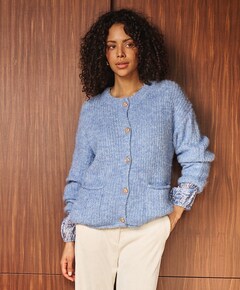 Dames vest blauw