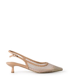 Zhou dames slingbacks beige