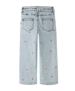 NMFROSE WIDE EMB 2633-FR NOOS meisjes jeans blauw