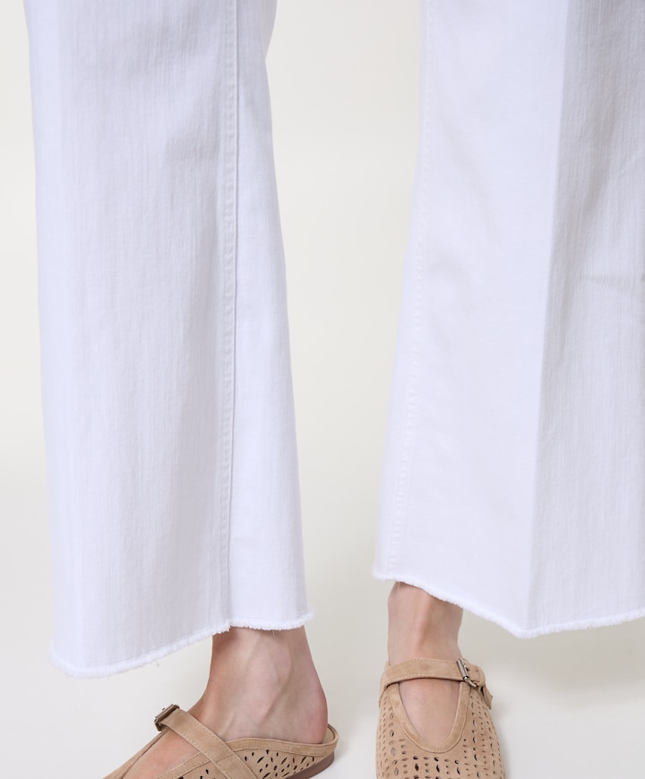 Felina cropped dames jeans wit