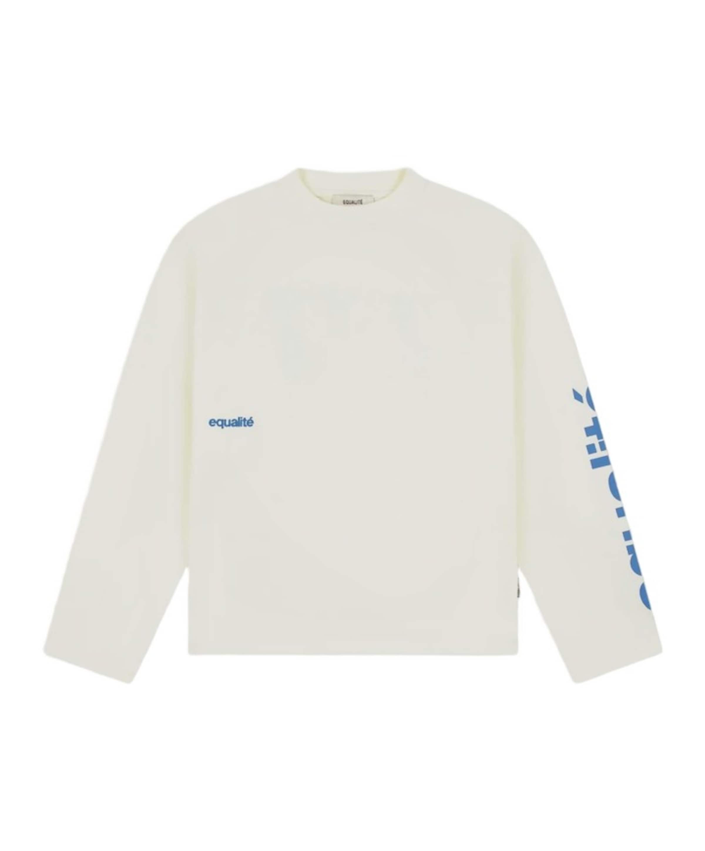 Uniseks longsleeve ecru