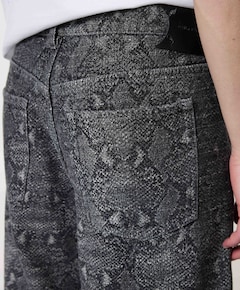 Daily Paper Denim Snake Oversized heren jeans grijs