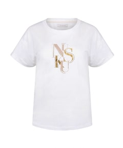 Dames t-shirt ecru