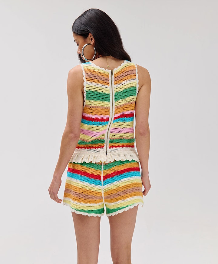 Dames top multicolor